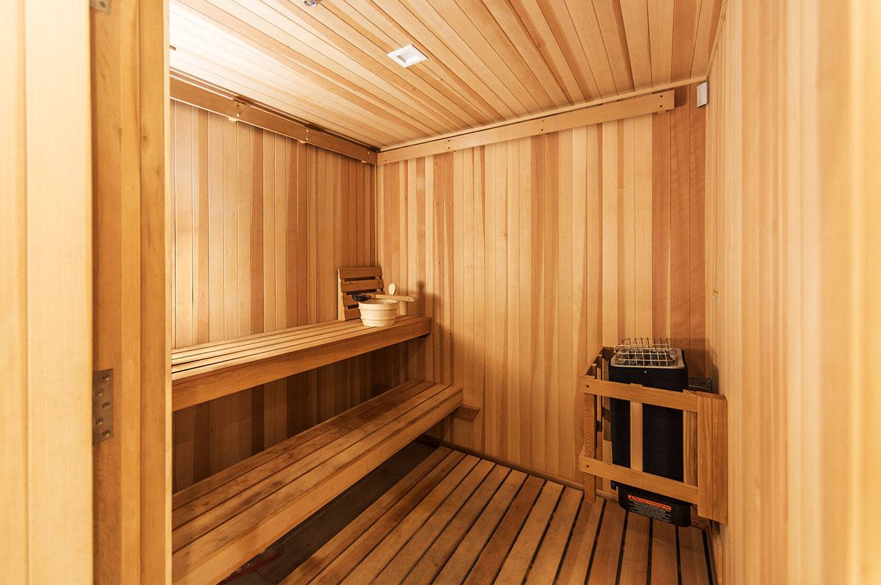 Sauna at the Beachcomber Resort